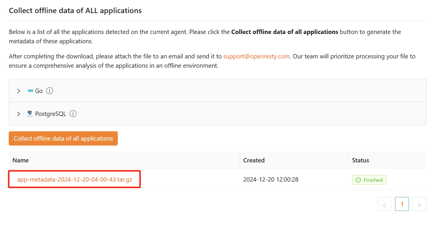 export-app-meta data