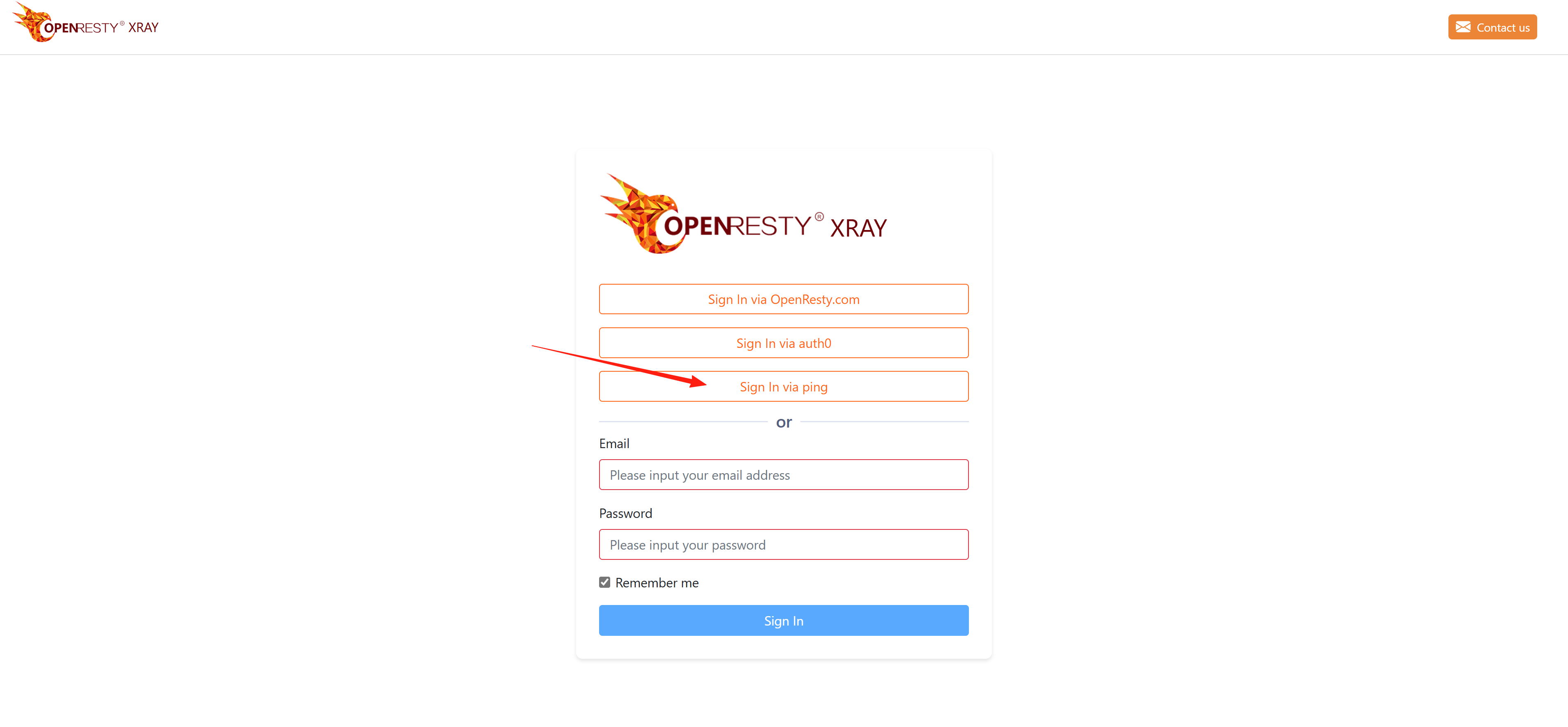 OpenIDC Login